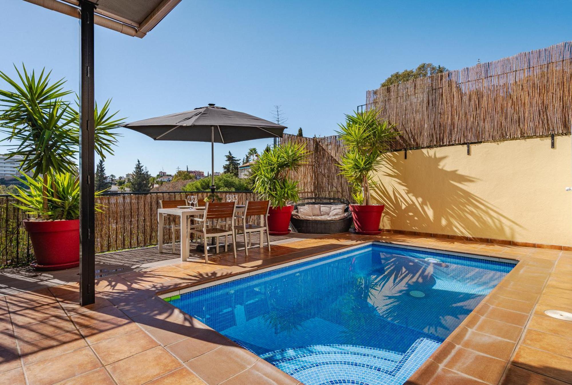 Private Luxurious Hillside Villa With Pool & Sea Views For 8 To 10 Ppl Fuengirola Exterior foto